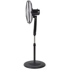 Orbegozo Sf 0148 - Oscillating Pedestal Fan, 3 Ventilation Levels, 40 cm Blades, Adjustable Height, 50 W, Energy Efficiency Class A