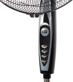 Orbegozo Sf 0148 - Oscillating Pedestal Fan, 3 Ventilation Levels, 40 cm Blades, Adjustable Height, 50 W, Energy Efficiency Class A