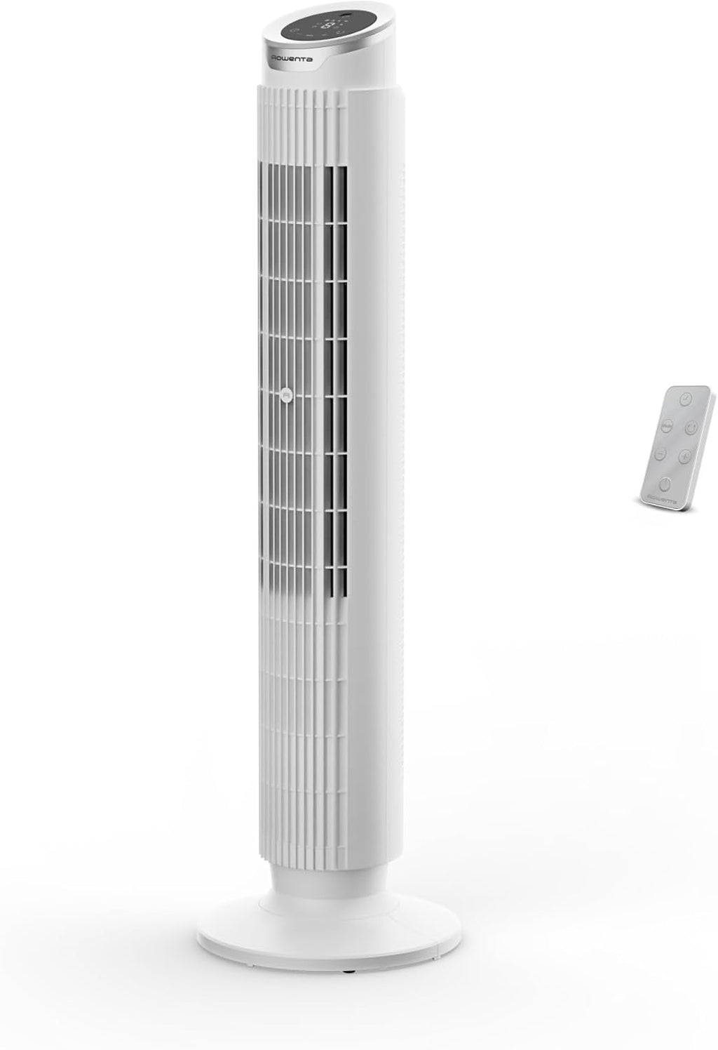Rowenta Eole Silence Force Column Fan, 1900 m³/h, Up to 10 m/s, Silent 22 dB(A), Effitech Motor, 8 Speed, 4 Modes, 90° Oscillation, Remote Control, VU7025F0