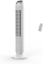 Rowenta Eole Silence Force Column Fan, 1900 m³/h, Up to 10 m/s, Silent 22 dB(A), Effitech Motor, 8 Speed, 4 Modes, 90° Oscillation, Remote Control, VU7025F0