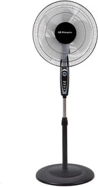 Orbegozo Sf 0148 - Oscillating Pedestal Fan, 3 Ventilation Levels, 40 cm Blades, Adjustable Height, 50 W, Energy Efficiency Class A