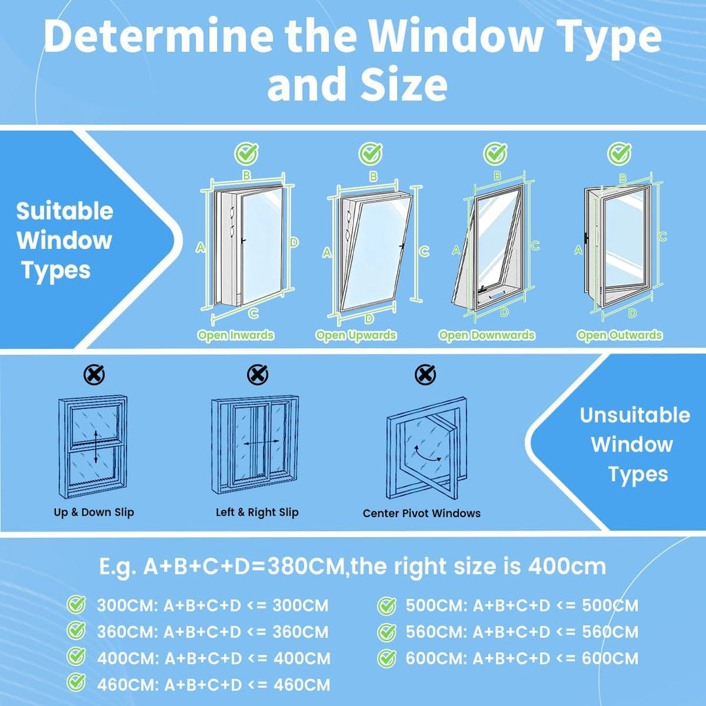 Window Seal Kit for Portable AC Air Conditioner 400cm