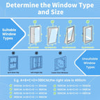 Window Seal Kit for Portable AC Air Conditioner 400cm