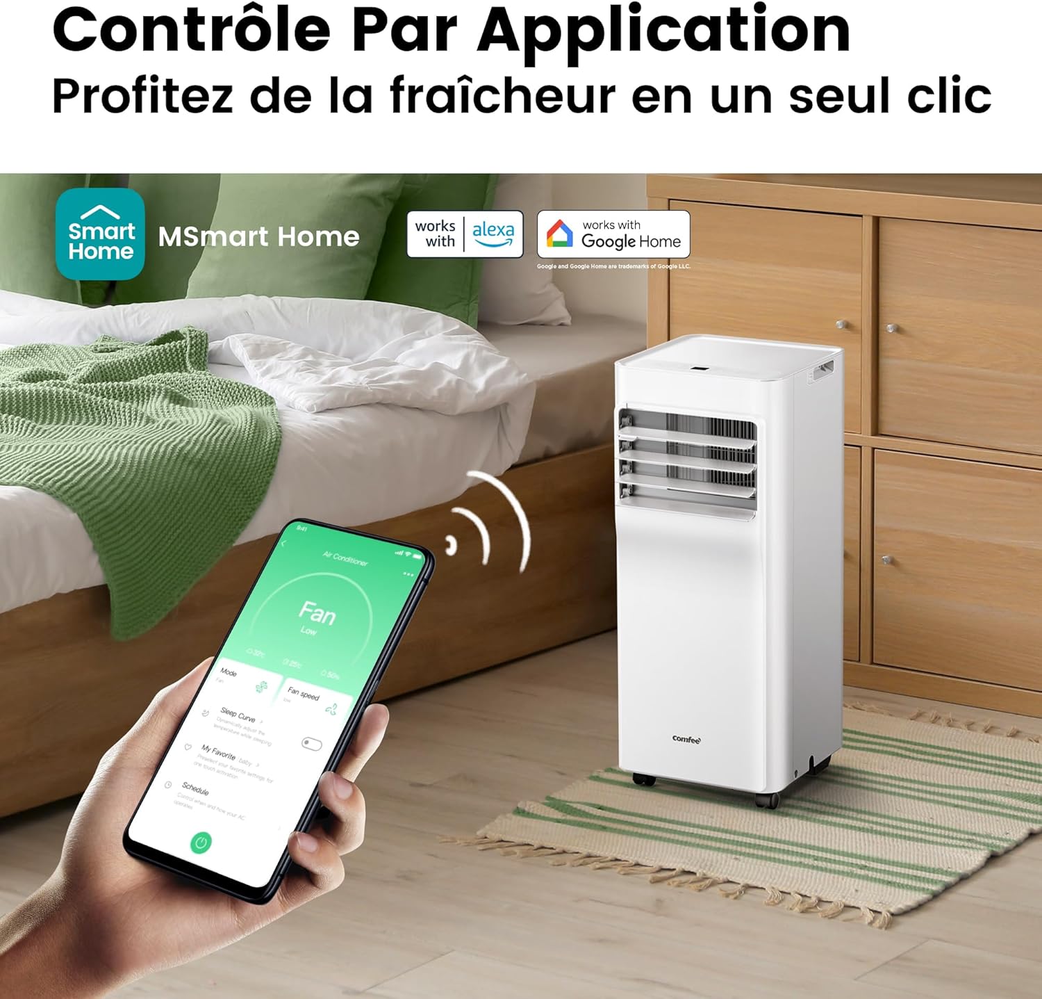 COMFEE Breezy Cool 2.0 Portable AC 7000 BTU